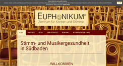 Desktop Screenshot of euphonikum.com